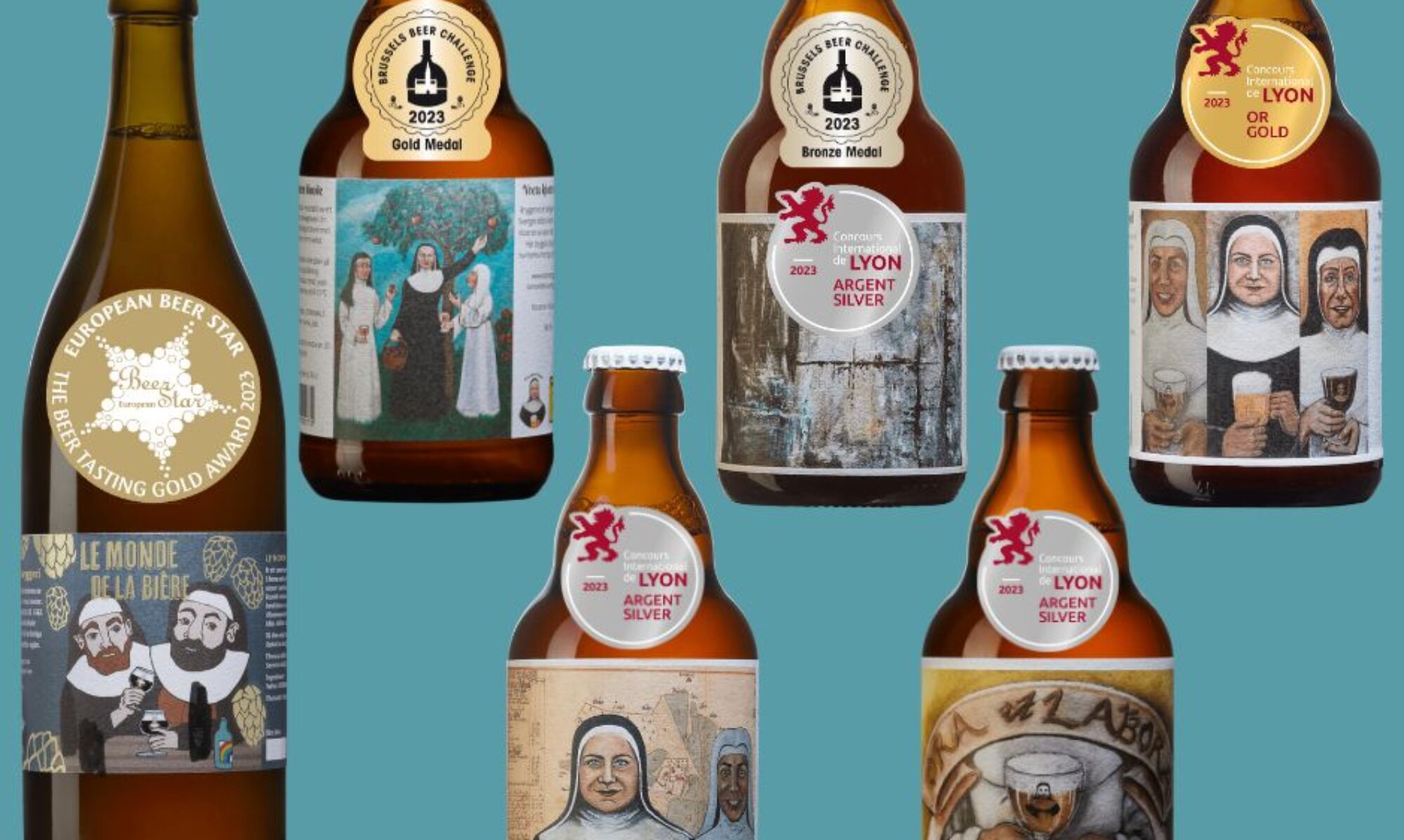 Les bières belges médaillées au concours international de Lyon - Bières &  Brasseries